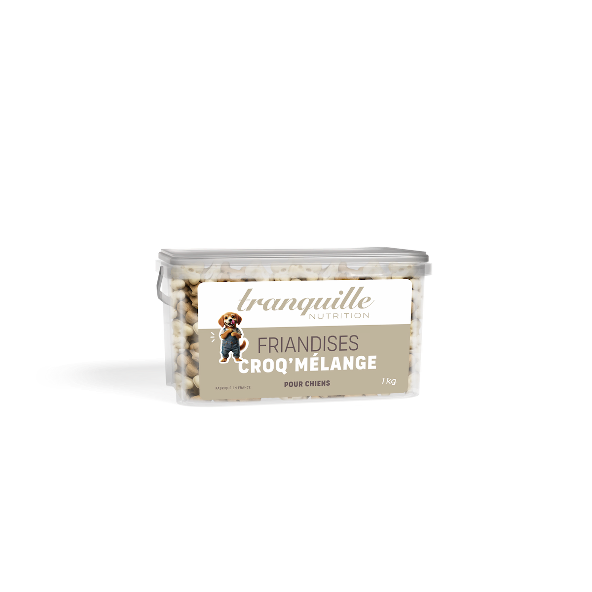 Mélange de biscuits croquants pour chien 1kg