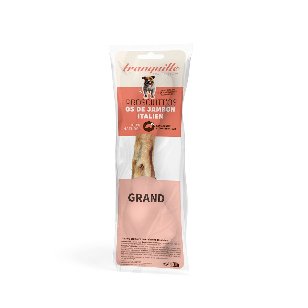 Os de Jambon Italien pour Chien Grand Format