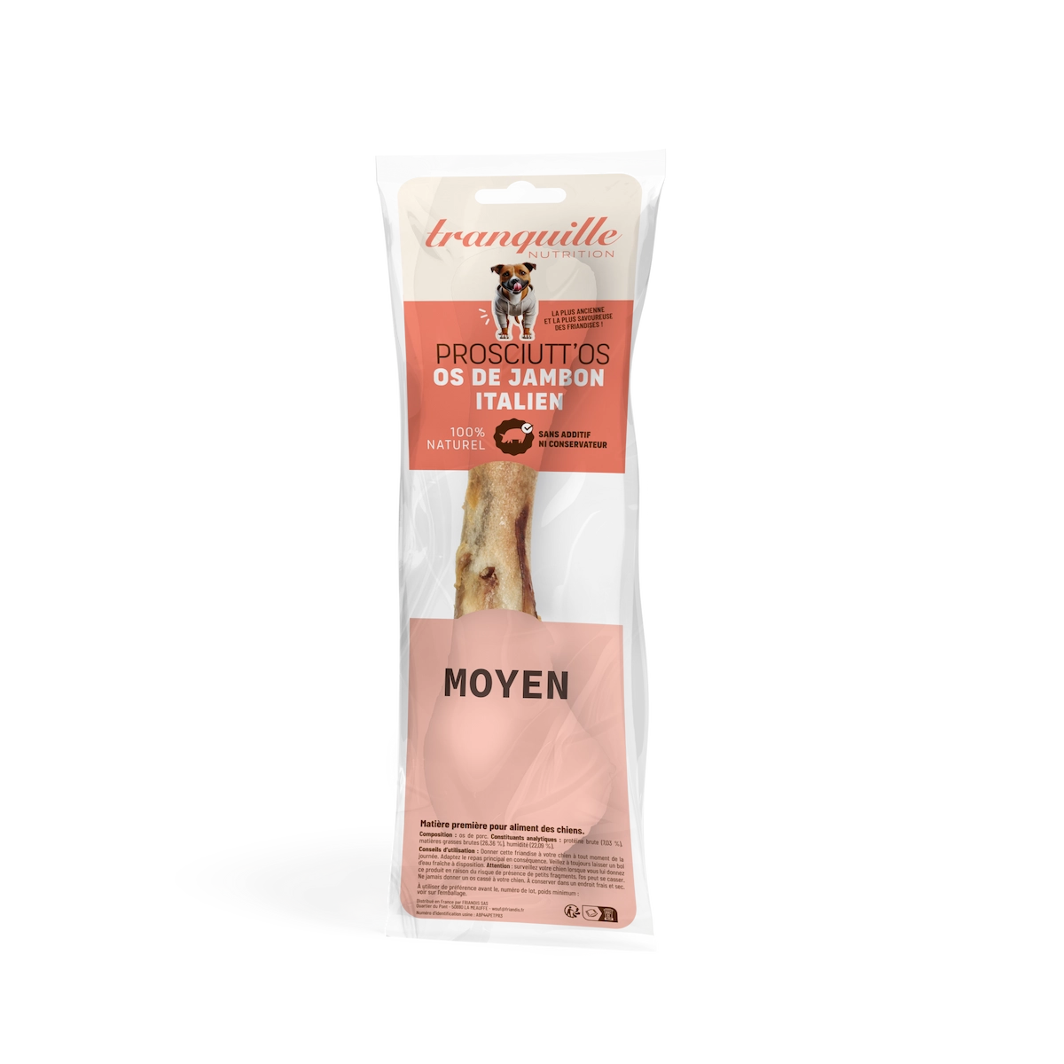 Os de Jambon Italien pour Chien Format Moyen