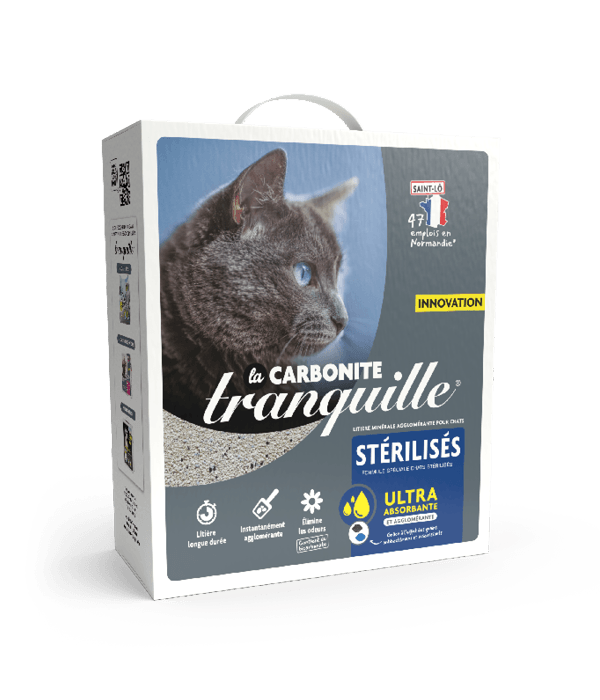 La Carbonite®️ Chats Stérilisés - Litière Tranquille