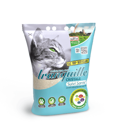Litière tranquille suivi santé pour chat