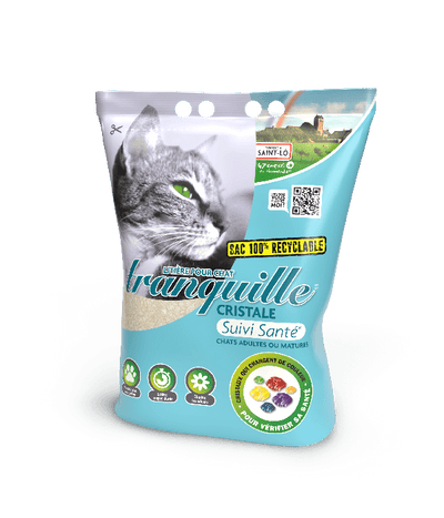 Litière tranquille suivi santé pour chat
