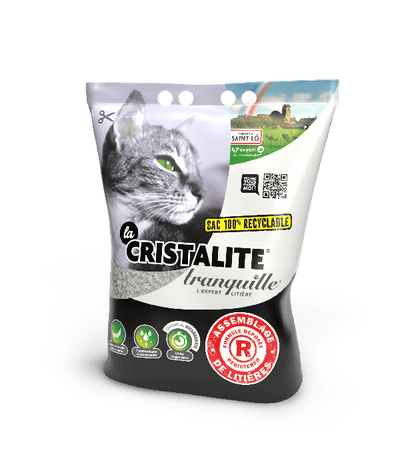 Litière tranquille cristalite pour chat