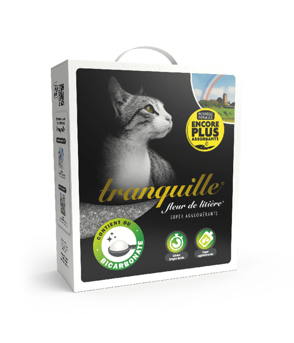 Litière tranquille fleur de litière pour chat