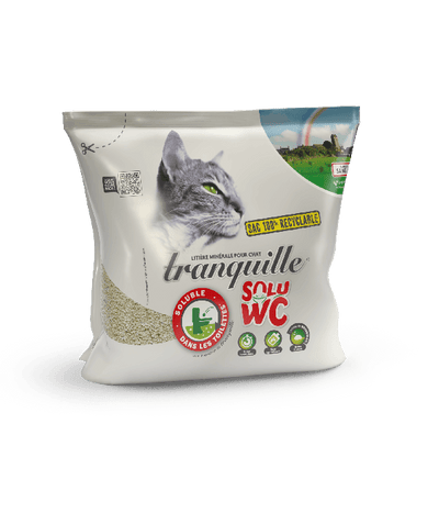 Litière tranquille solu wc pour chat