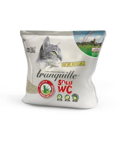 Litière tranquille solu wc pour chat