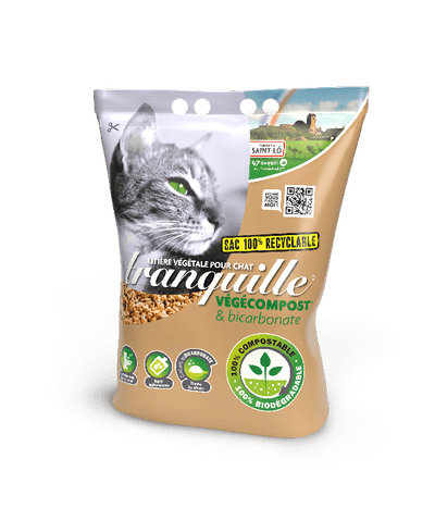 Litière tranquille vegecompost pour chat