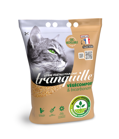 litière végétale pour chat Végécompost