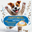 pâtée bougie et gaufrettes pour anniversaire chien