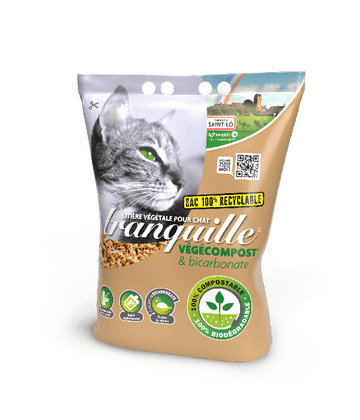 Litière tranquille vegecompost pour chat