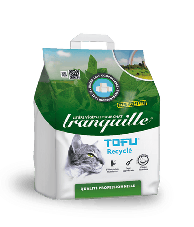 Tofu Recyclé 17L - Litière Tranquille