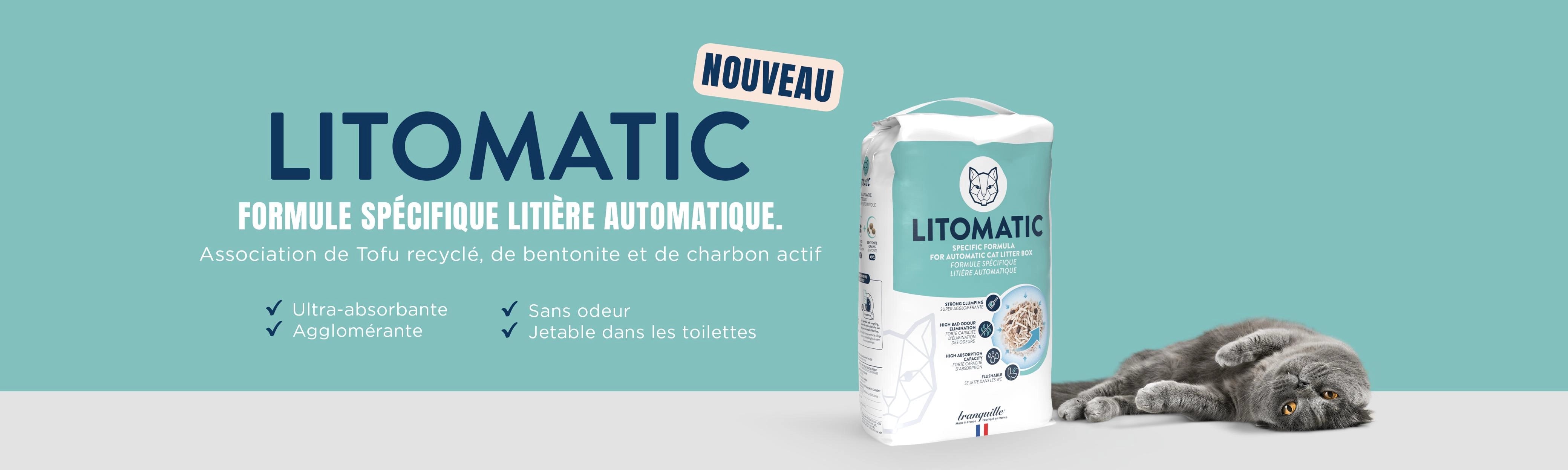 Nouveauté Litomatic Spéciale Litière Automatique