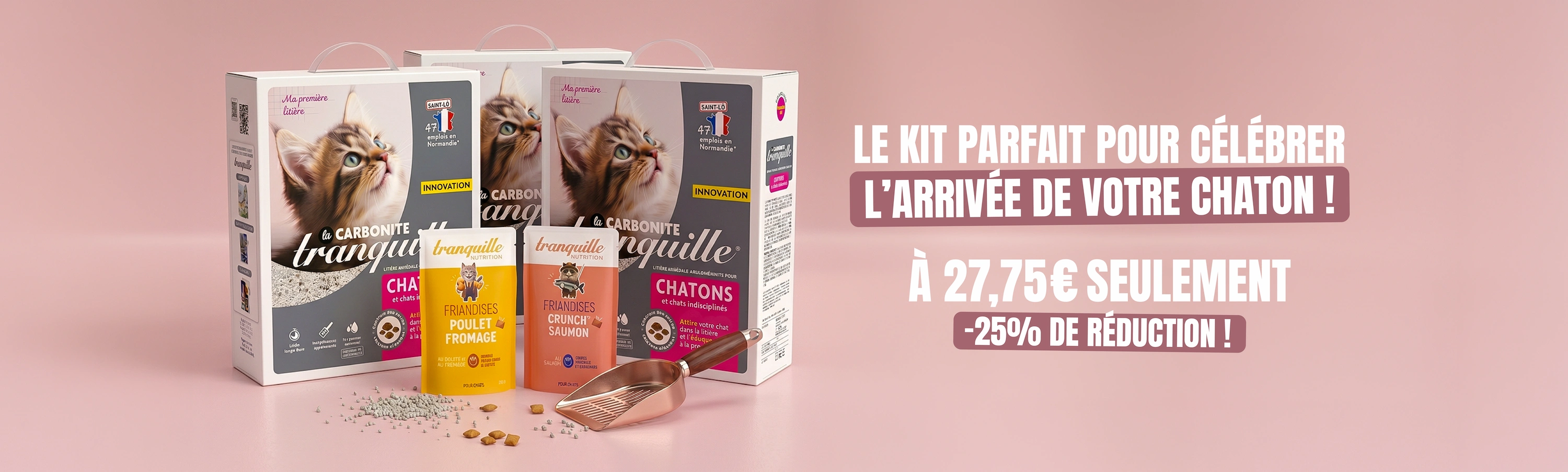 Pack Découverte pour accompagner votre chaton